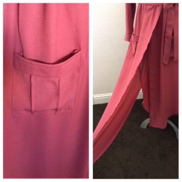 NWOT MAUVE Favlux Fashion Lightweight Duster Dress - Picture 8 of 9